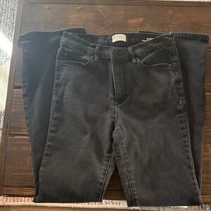 Nicole Miller Women's Dark Gray Straight Leg Jeans